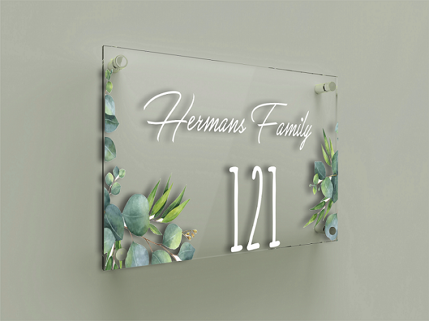 Premium Acrylic Door Name Plate ooclas