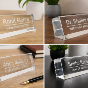 Personalized Acrylic Engraved Name Plate