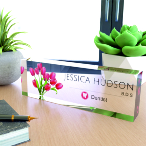 Modern Acrylic Name Plate for Dentists
