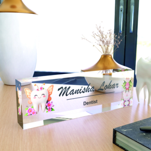 Personalized Dentist Door Name Plate