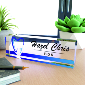 Professional Dentist Name Plate Design