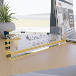 Advocate Name Plate for Desk (Copy)