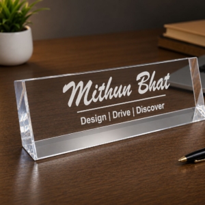Personalized Acrylic Engraved Name Plate