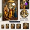 Shree Ram Darbar with Hanuman Ji Canvas Print Wall Art - Thumbnail Image 2