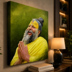 Shree Premanand Swami Maharaj Canvas Print Wall Art