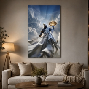 Shree Krishna Sudarshan Chakra Canvas Print Wall Art