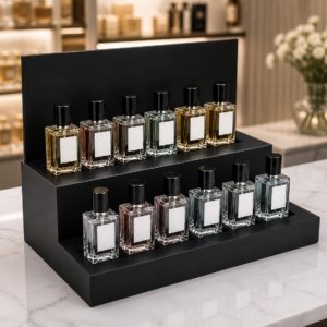 Black Acrylic Perfume Display Box for Shops & Retail Stores 40 X 34 CM