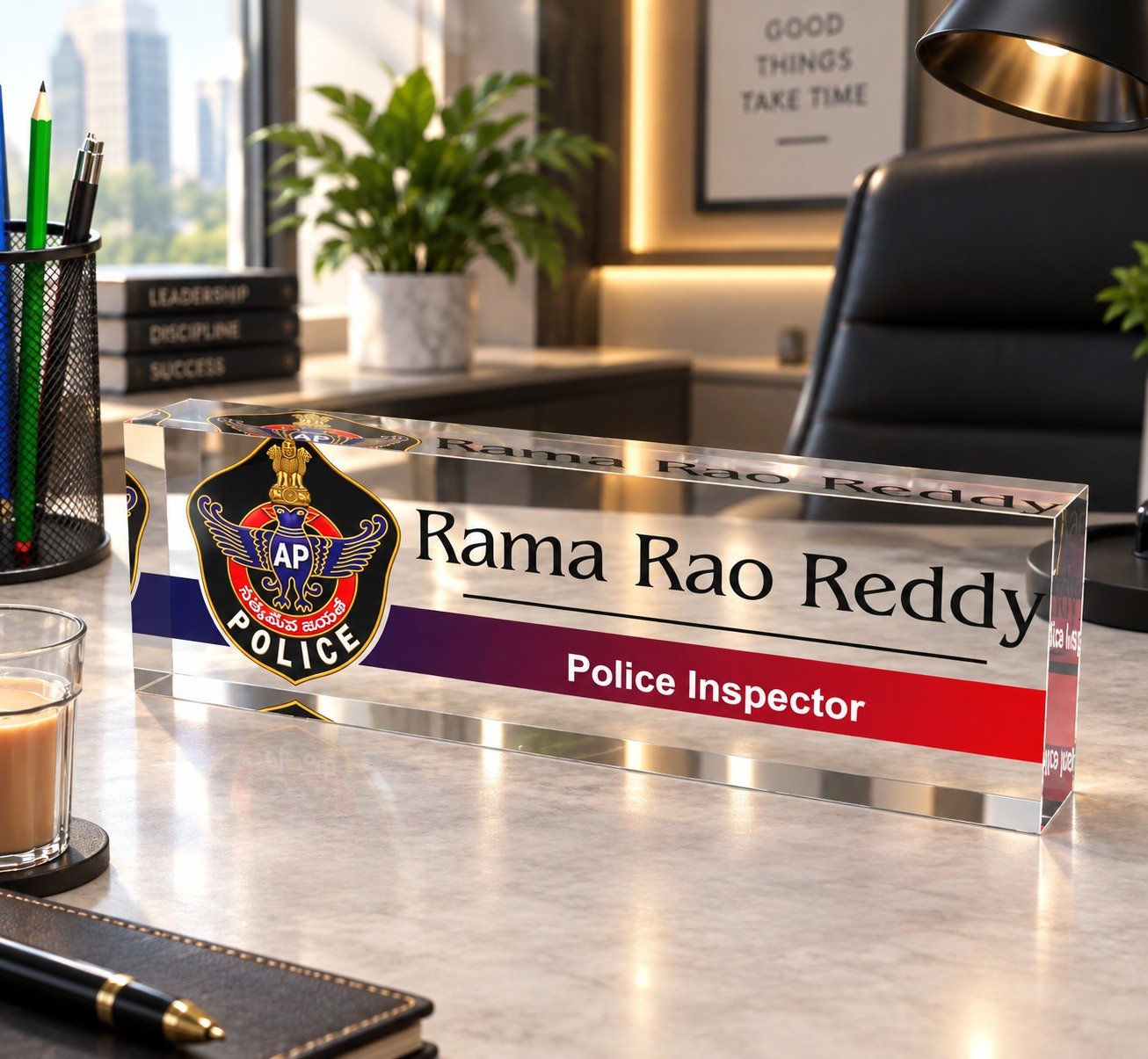 Andhra Pradesh Police Officers Name Plate - Image 3