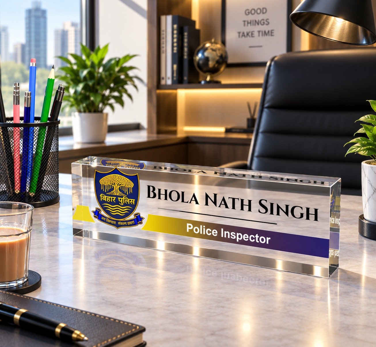 Bihar Police Officers Name Plate - Image 3