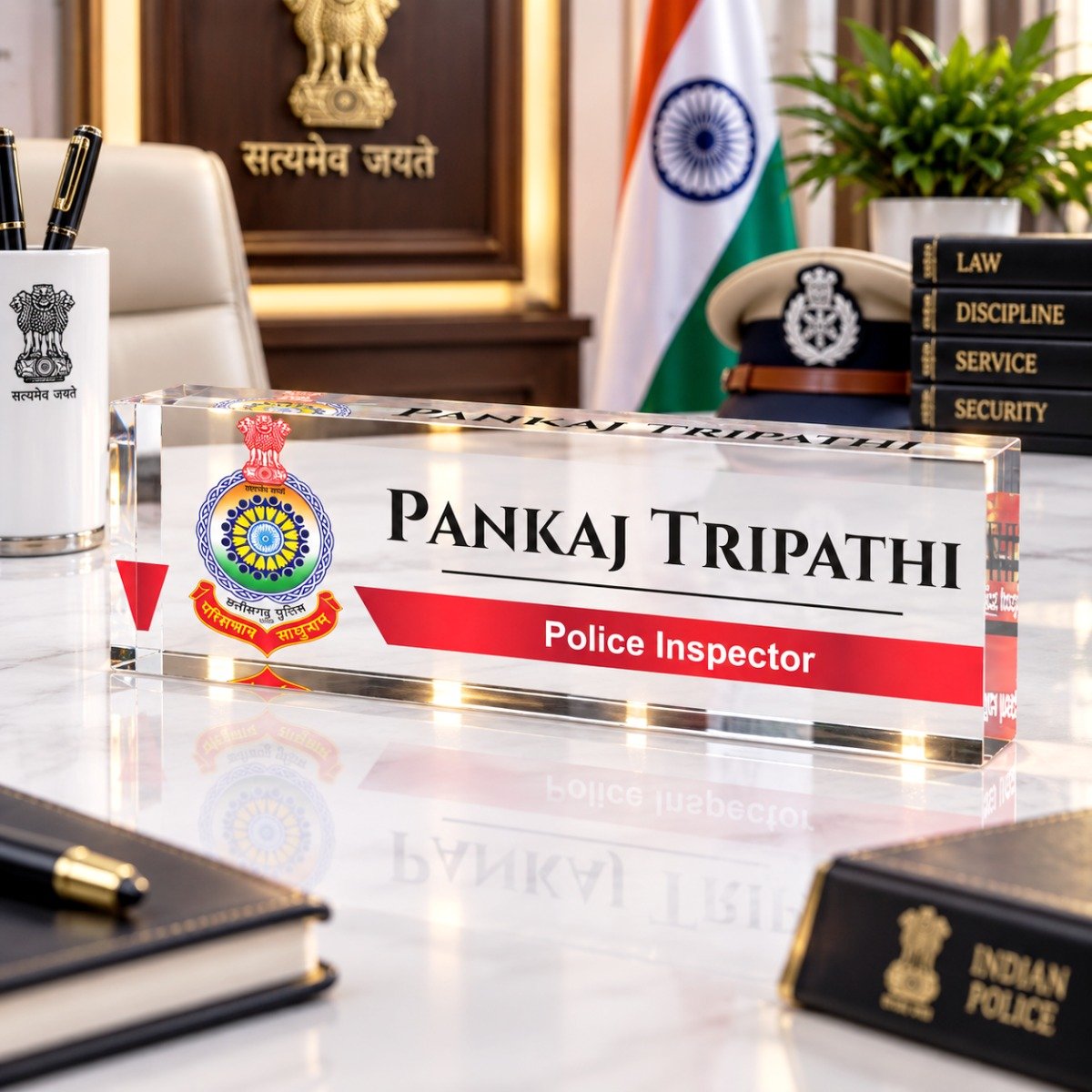 Chhattisgarh Police Officers Name Plate - Image 6