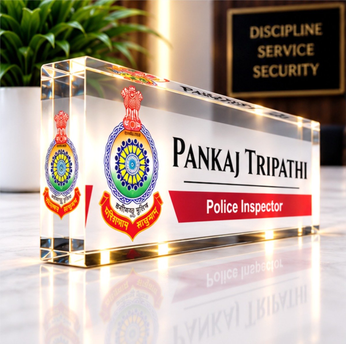 Chhattisgarh Police Officers Name Plate - Image 7