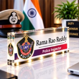 Andhra Pradesh Police Officers Name Plate
