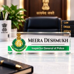 Goa Police Officers Name Plate