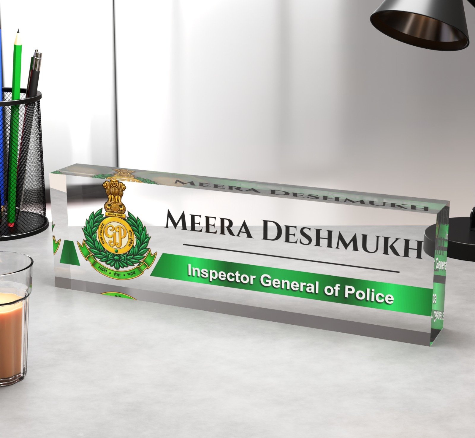 Goa Police Officers Name Plate - Image 2