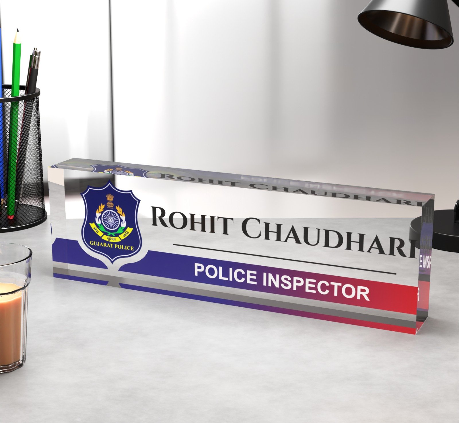 Gujarat Police Officers Name Plate - Image 6