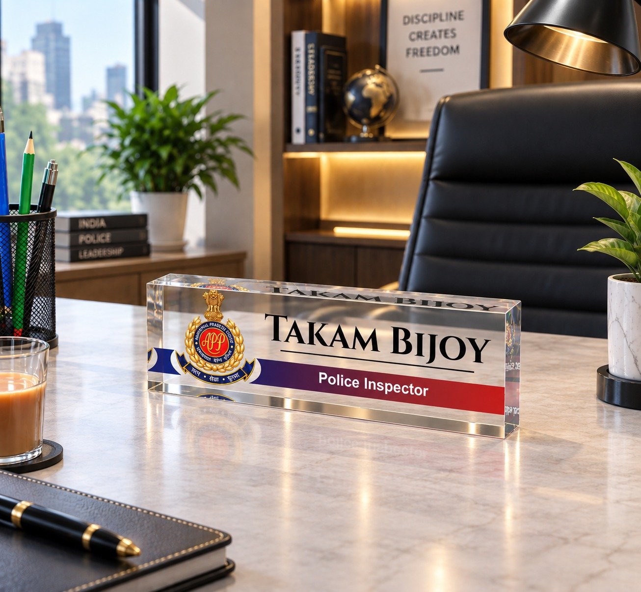 Arunachal Pradesh Police Officers Name Plate - Image 3