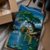 Lord Ram and Sita Mata Design Canvas Print Wall Art - Thumbnail Image 4