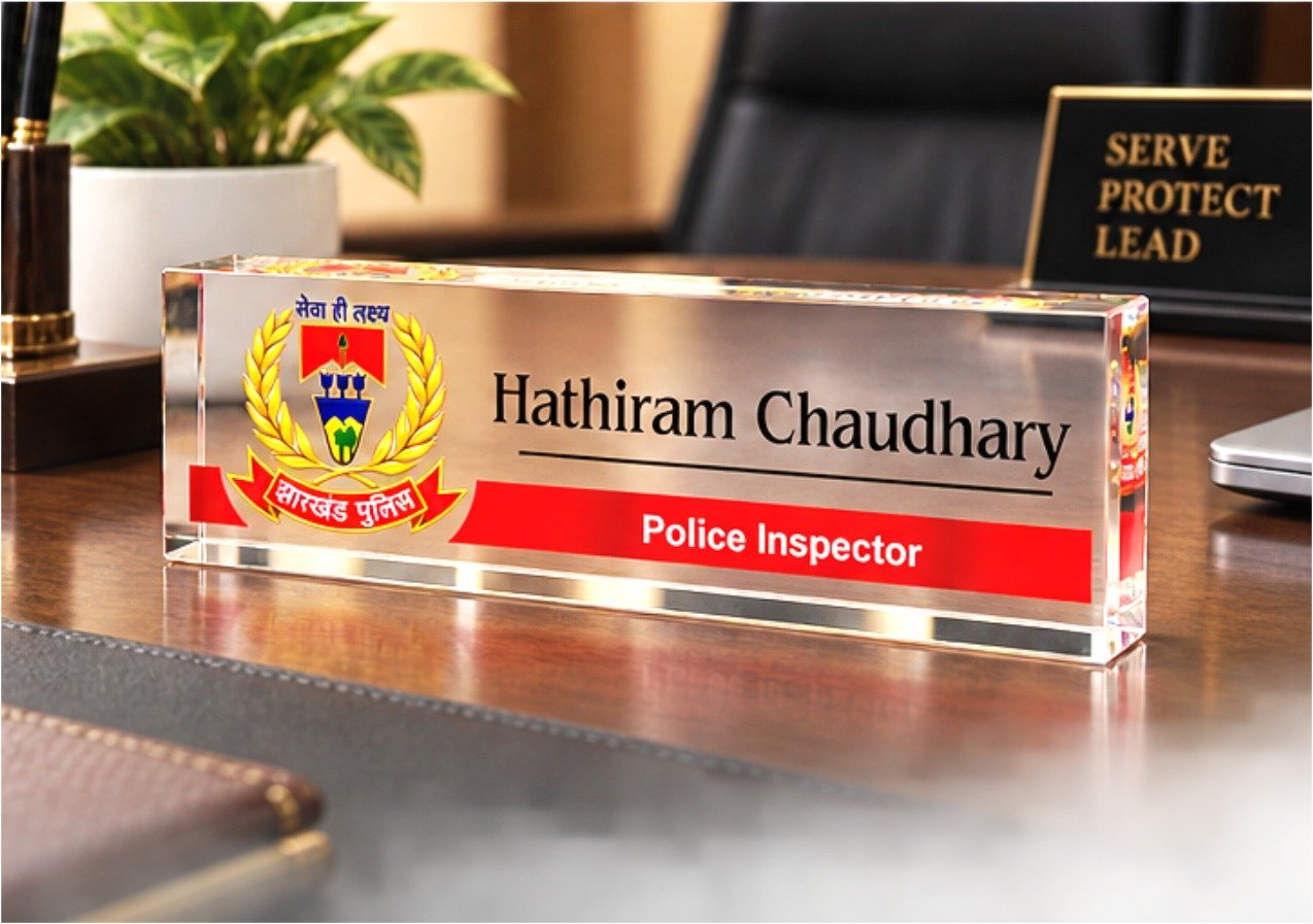 Jharkhand Police Officers Name Plate - Image 2